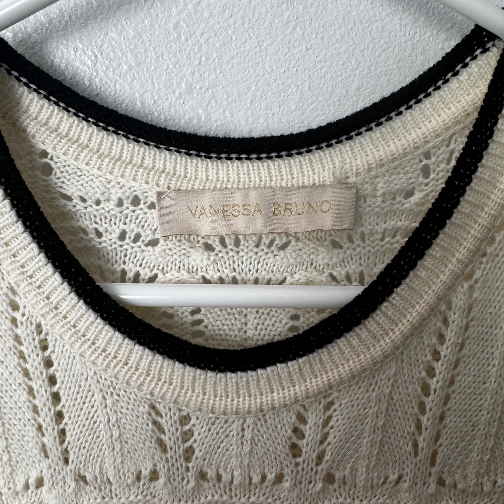 Vanessa Bruno crochet slim fit maxi dress